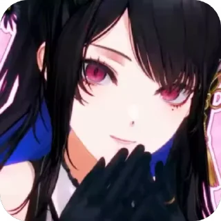 🖤 emoji ✧⃟ ◆ Nerissa Ravencroft ◆ Telegram sticker 6 of 75