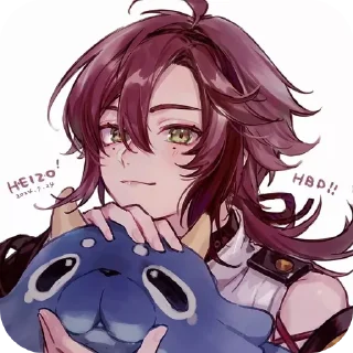 👄 emoji *:. Хэйдзо*:.о(≧▽≦)o Telegram sticker 24 of 40