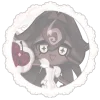 🤩 emoji black forest cookie  @KoshkarizeStickers @TgEmodziBot Telegram sticker 9 of 58