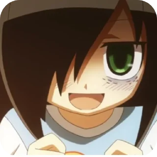 👄 emoji Томоко Куроки Telegram sticker 8 of 16