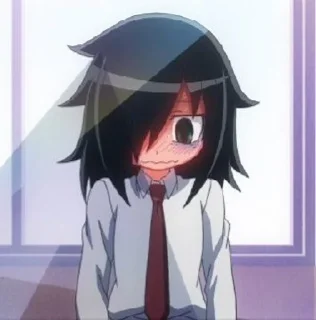 😳 emoji Томоко Куроки Telegram sticker 8 of 30