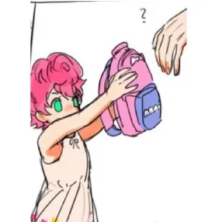 👧 emoji Триш котёнок Telegram sticker 5 of 41