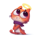 😇 emoji котёнок Таффи Telegram sticker 5 of 34