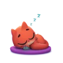 😴 emoji котёнок Таффи Telegram sticker 8 of 34