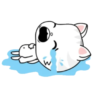 😭 emoji Котёнок туффио Telegram sticker 13 of 13