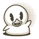 👋 emoji Duck Tails Telegram sticker 17 of 50