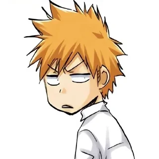 🤨 emoji Bleach colored manga @xkysluv Telegram sticker 9 of 40