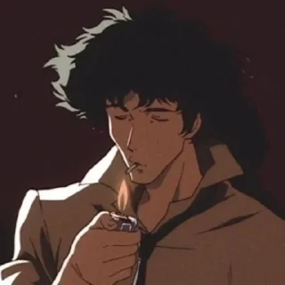 🚬 emoji Spike Spiegel @kanikitto @thelasnochess Telegram sticker 17 of 81