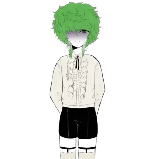 Sticker from Мелкая капуста помидор огурец от: @Whiteeyedranmaru