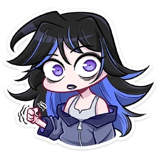 👊 emoji Леся @anime4_arts Telegram sticker 5 of 48