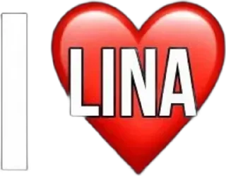 🌟 emoji I love @Linasse1 Telegram sticker 6 of 44