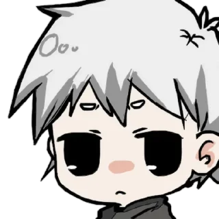 ❤️ emoji Канеки Кен @anime_stickerr Telegram sticker 6 of 11