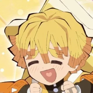 🌟 emoji meooww zenitsu Telegram sticker 22 of 24