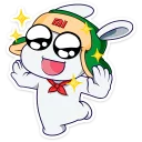 💃 emoji Кролик Ми :: @stickroom Telegram sticker 14 of 16