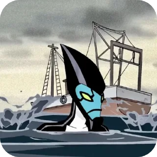 🫥 emoji Ben 10 aliens @Blackstalker1 Telegram sticker 16 of 100