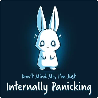 😨 emoji Bunny Telegram sticker 15 of 16