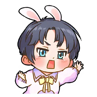 😡 emoji Кролик-кун @nyasticks Telegram sticker 22 of 33