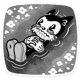 😭 emoji Ретрокот Джо ➩ @Earth928B Telegram sticker 24 of 46