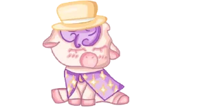 🎩 emoji 💜 cows-4 @moolokobot Telegram sticker 20 of 119
