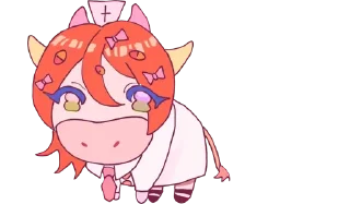 💉 emoji 💜cows-44 @moolokobot Telegram sticker 21 of 120
