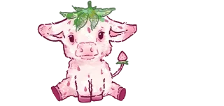 🍓 emoji 💜 cows-4 @moolokobot Telegram sticker 9 of 119