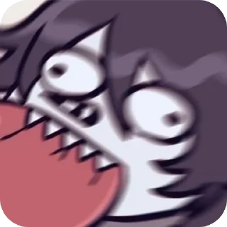 👍 emoji крипипаста @stickers_oma Telegram sticker 19 of 111