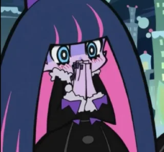 ❤️ emoji Panty & Stocking Telegram sticker 1 of 20