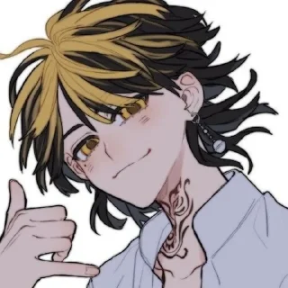 🤙 emoji Kazutora Telegram sticker 13 of 20