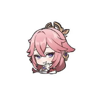 🩰 emoji Генш, от - @stikiriqwert Telegram sticker 18 of 79
