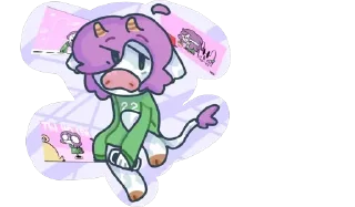🟣 emoji 💜cows-19 @moolokobot Telegram sticker 13 of 120