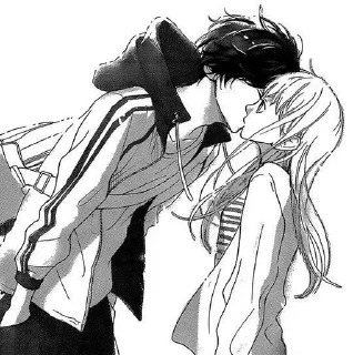 ❤️ emoji Поцелуи Манга | Kisses Manga Telegram sticker 14 of 74