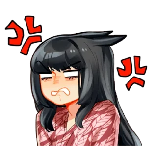 😡 emoji Кисумэ - @tg_sticks Telegram sticker 11 of 18