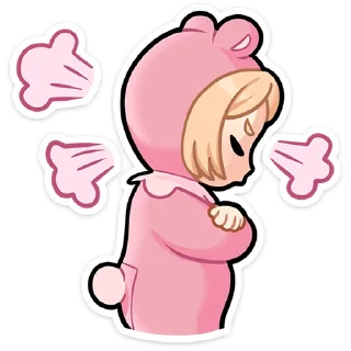 😤 emoji Нана (@TgSticker) Telegram sticker 13 of 48