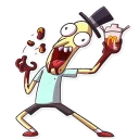 🎩 emoji @Rick_Morty_and_Fans Telegram sticker 15 of 118