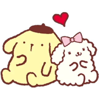❤️ emoji Purin and friends @kiwiys Telegram sticker 3 of 38
