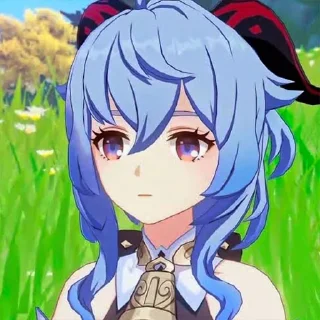 😕 emoji Genshin girls&memes muzimpack Telegram sticker 6 of 65
