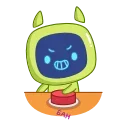 ❌ emoji Робот Гоша @TgSticker Telegram sticker 14 of 24