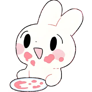🤤 emoji Принцесса и кролик @Nyasticks Telegram sticker 10 of 41
