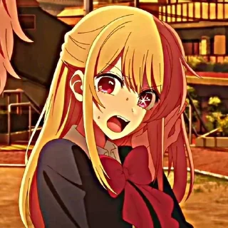 🌟 emoji Hᴏshinᴏ Ruʙy🎤 @Nezuko_ninini Telegram sticker 18 of 120