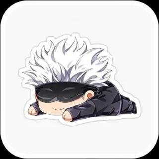 🥱 emoji Годжо лав Telegram sticker 8 of 14