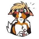 😳 emoji Tsuki Animated! <3 Telegram sticker 5 of 16
