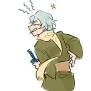 😑 emoji Фукудзава лучший дед Telegram sticker 1 of 94