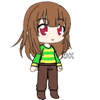 👍 emoji типо чара андертейл гача ок да Telegram sticker 3 of 29