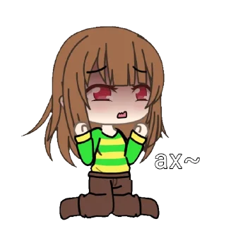 🔞 emoji типо чара андертейл гача ок да Telegram sticker 18 of 29