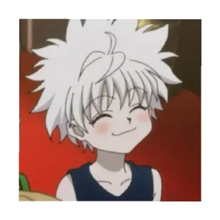 😊 emoji Киллуа Золдик Telegram sticker 16 of 25