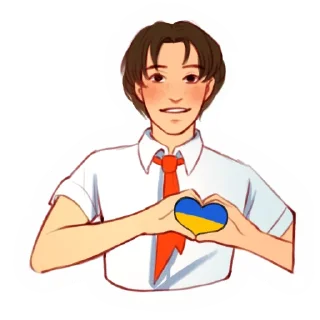 🇺🇦 emoji Лето в пионерском галстуке Telegram sticker 15 of 19
