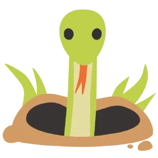 🌟 emoji Pack3 :: Snake Telegram sticker 22 of 50