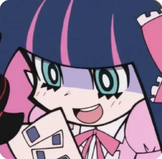 🥰 emoji panty n stocking anarchy!! Telegram sticker 11 of 28