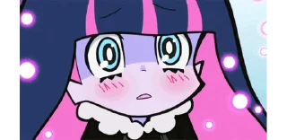 🥺 emoji panty n stocking anarchy!! Telegram sticker 7 of 28