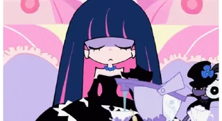 ☕ emoji panty n stocking anarchy!! Telegram sticker 5 of 28